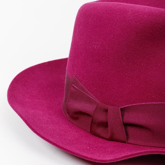 *SOLD* Hermès Pulm Rabbit Felt Hat with Bow - Picture 3 of 15